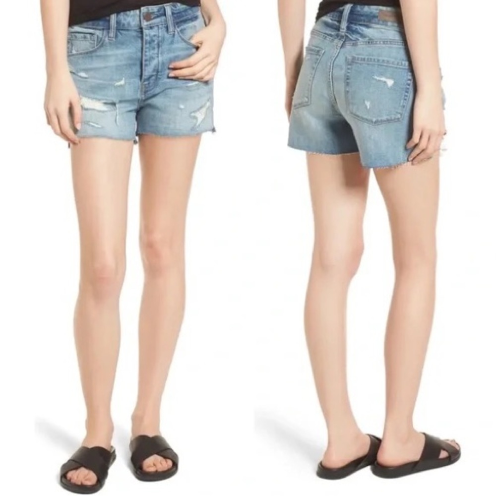 Treasure & Bond Distressed Raw Hem Denim Shorts, Size 29, NWT